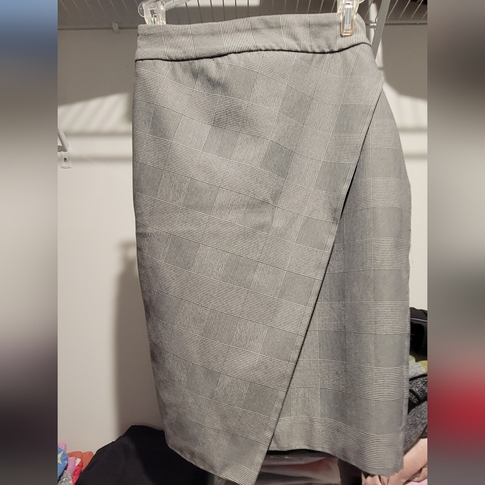Express Plaid Pencil Skirt - 00